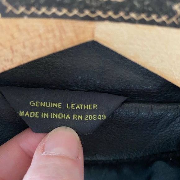 Genuine Leather Lined Jacket Rn 